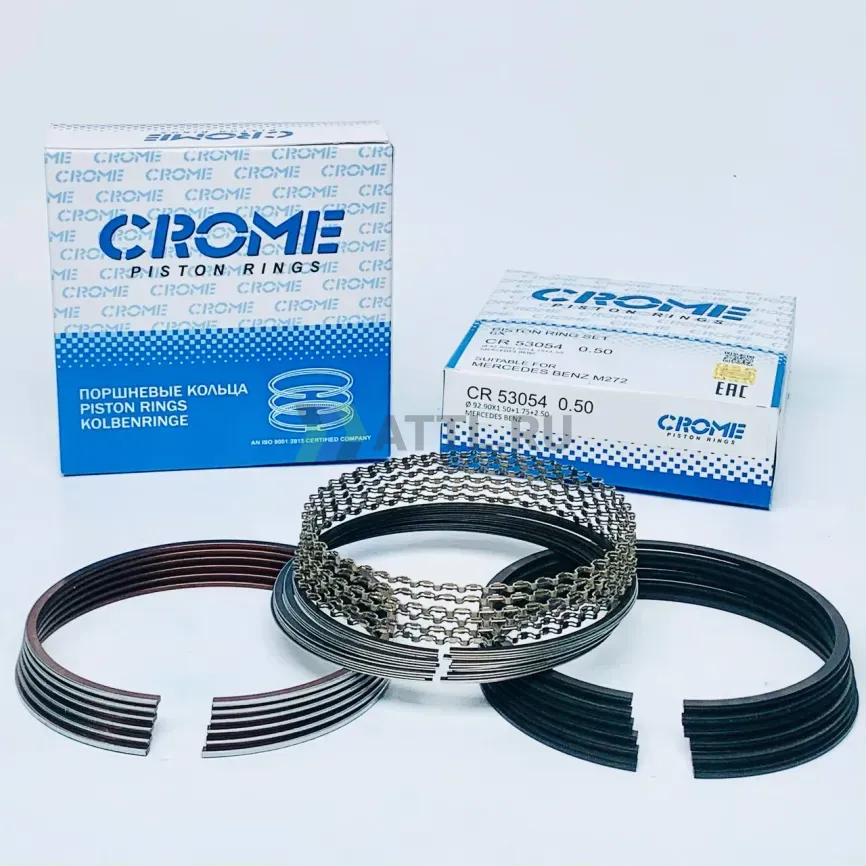 Комплект поршневых колец на 6 цил. +050 M272 фото 1