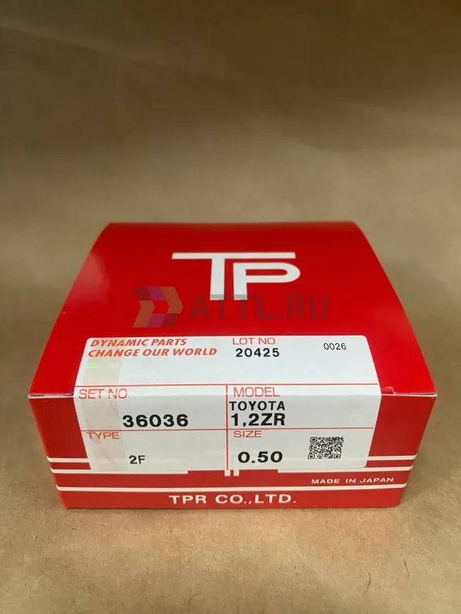 Поршневые кольца 1ZR-FE фото 1