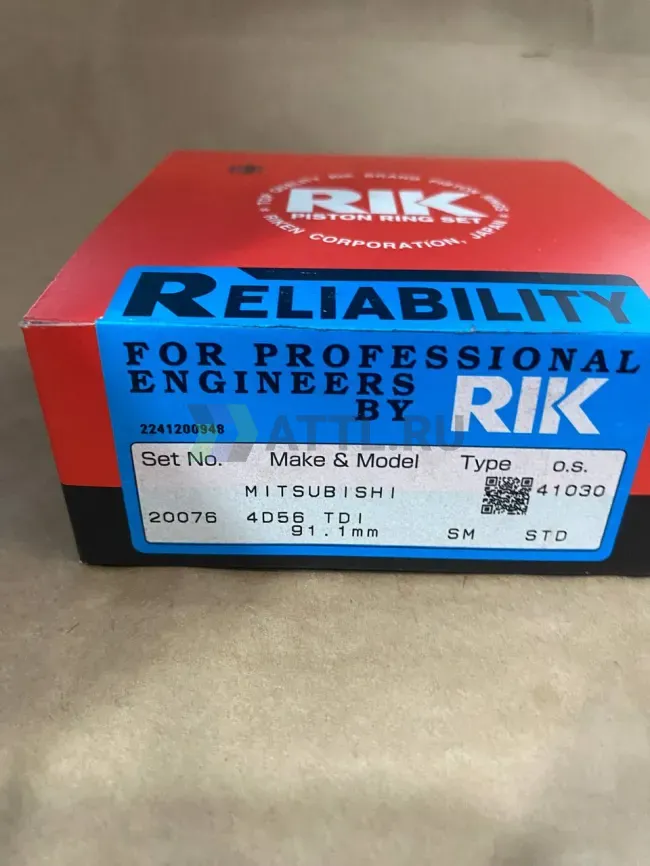 Поршневые кольца 4D56TDI фото 1