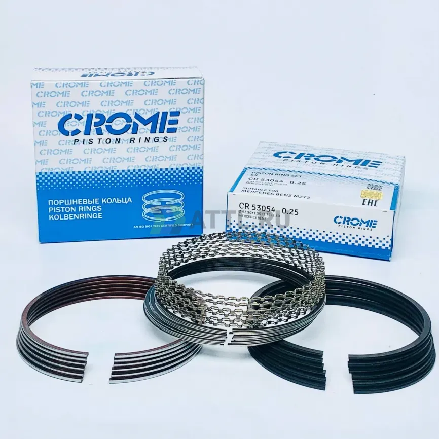 Комплект поршневых колец на 6 цил. +025 M272 фото 1