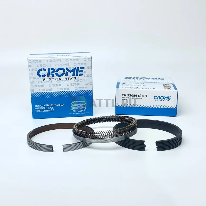 Комплект поршневых колец на 8 цил. STD M113, M155 фото 1