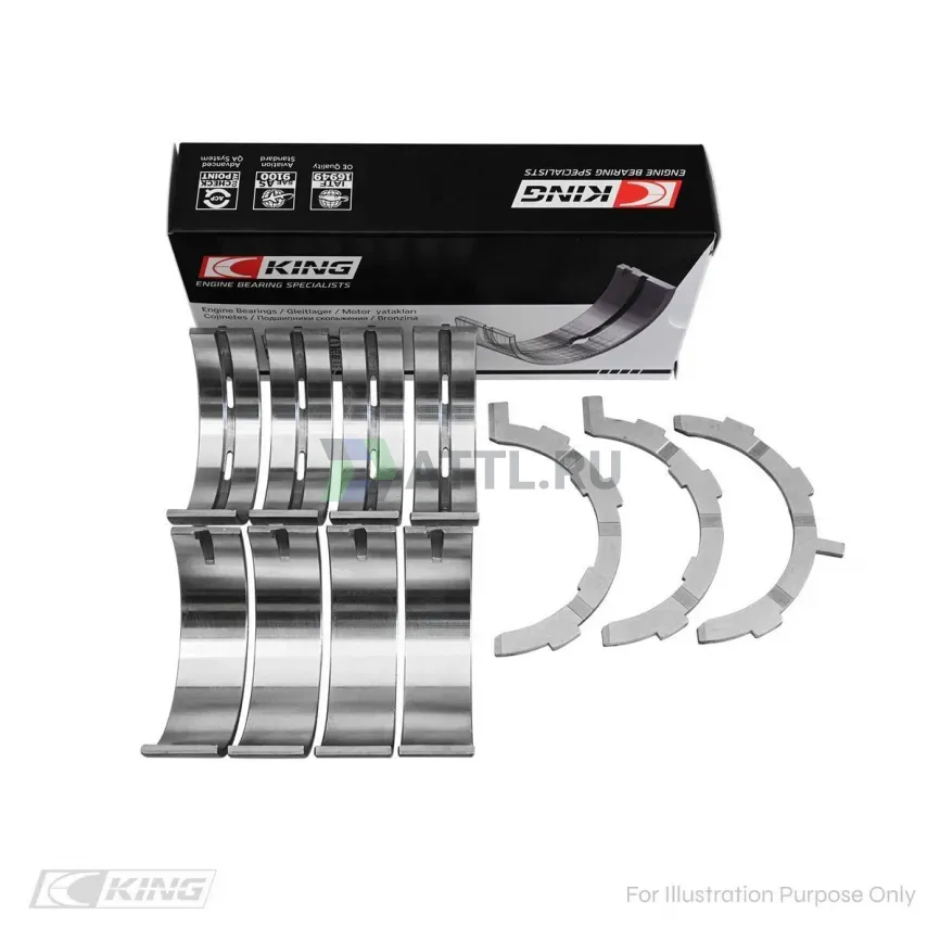 Вкладыши коренные +0.25 фото 1