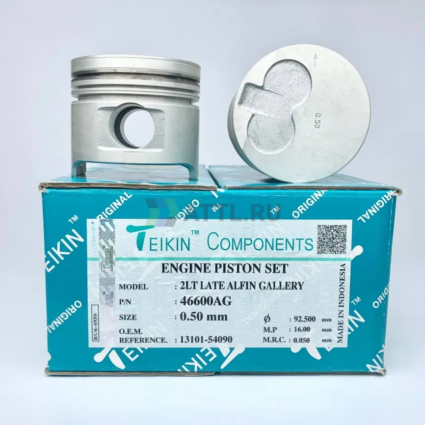 Комплект поршней 2LT усиленный+охлаждение d92+0.50 2HK-2-4 фото 1