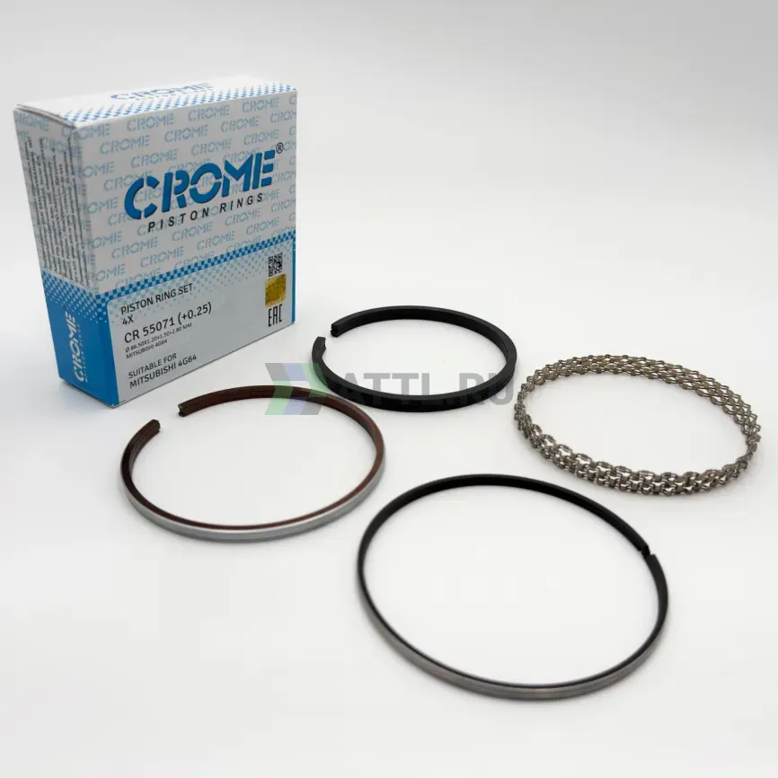 Комплект поршневых колец на 4 цил. +025 4G64 фото 1
