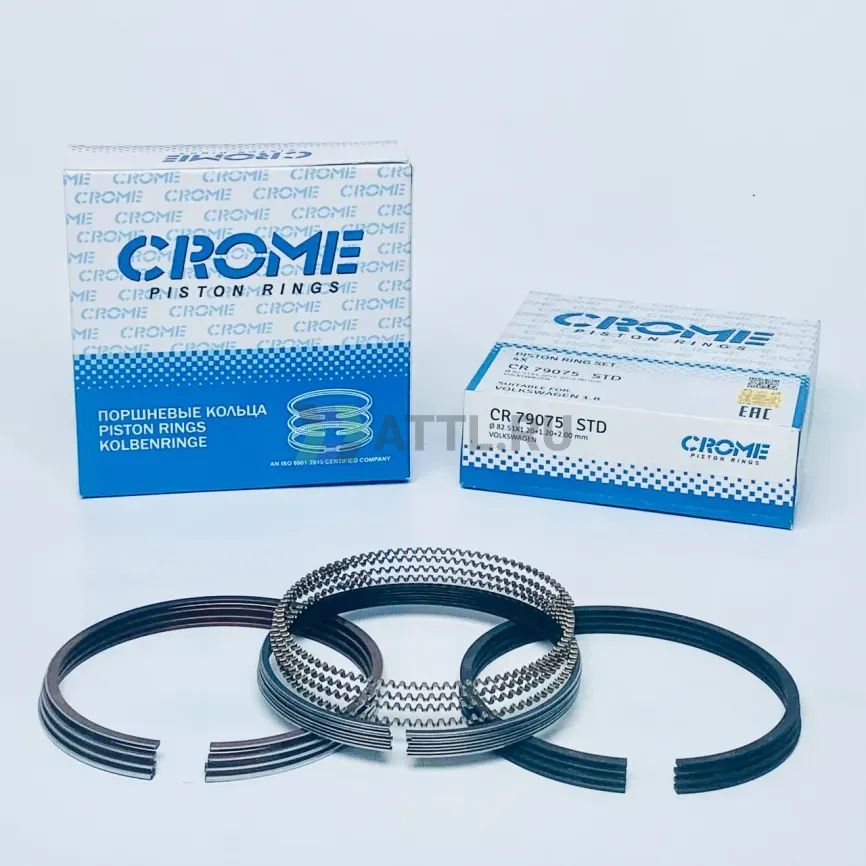 Комплект поршневых колец на 4 цил. STD 1.8 CAWB, CCZA фото 1