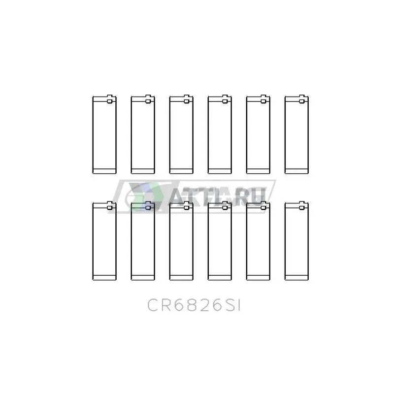 Вкладыши шатунные STD фото 2