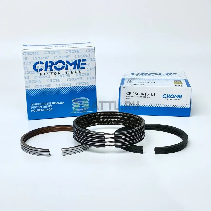 Комплект поршневых колец на 4 цил. STD ZMZ фото 1