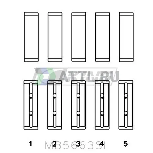 Вкладыши коренные STD фото 2