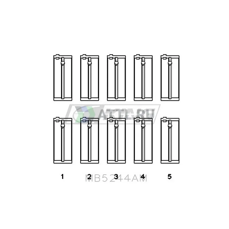 Вкладыши коренные STD фото 2