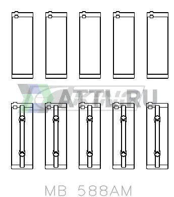 Вкладыши коренные STD фото 2
