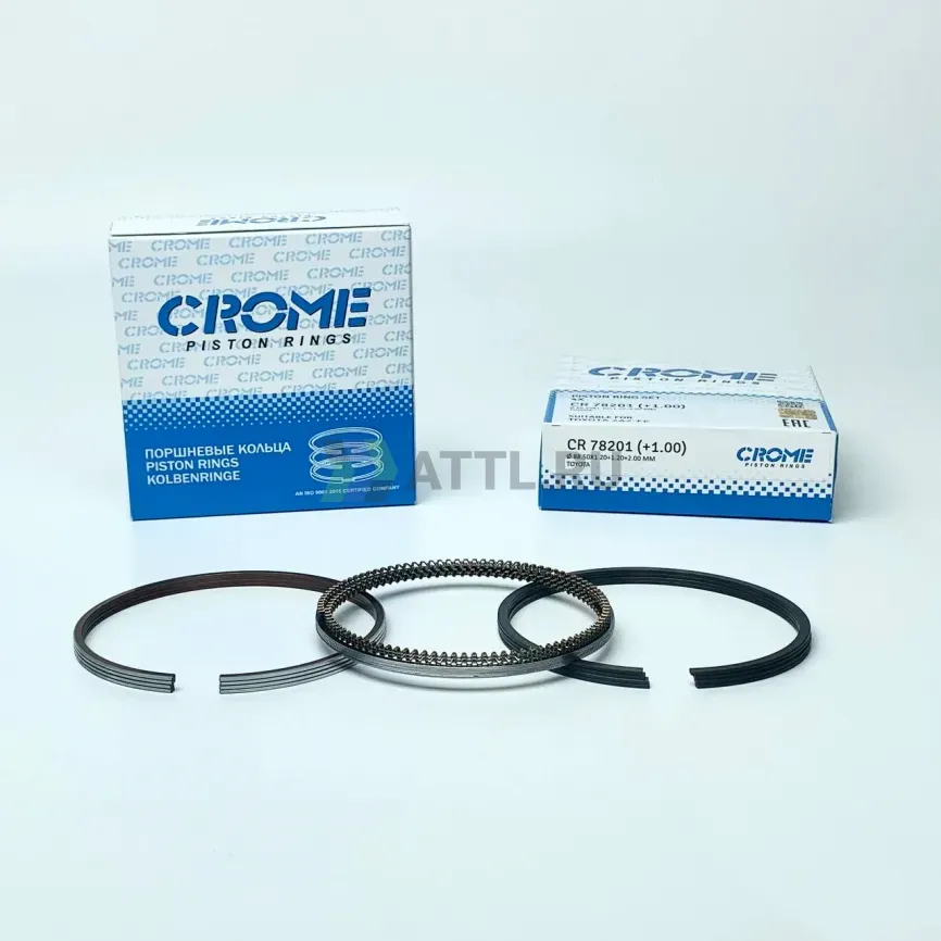 Комплект поршневых колец на 4 цил. +100 2AZ-FE фото 1