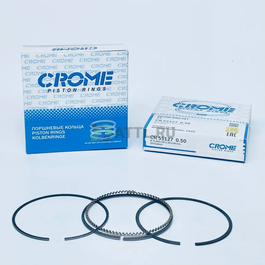 Кольца поршевые к-кт на 1 цил. +050 3A92,4A92 фото 1