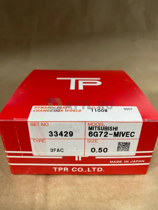 Поршневые кольца 6G72-S2/MIVEC фото 1