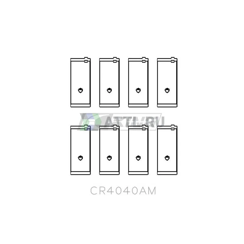 Вкладыши шатунные STD фото 2