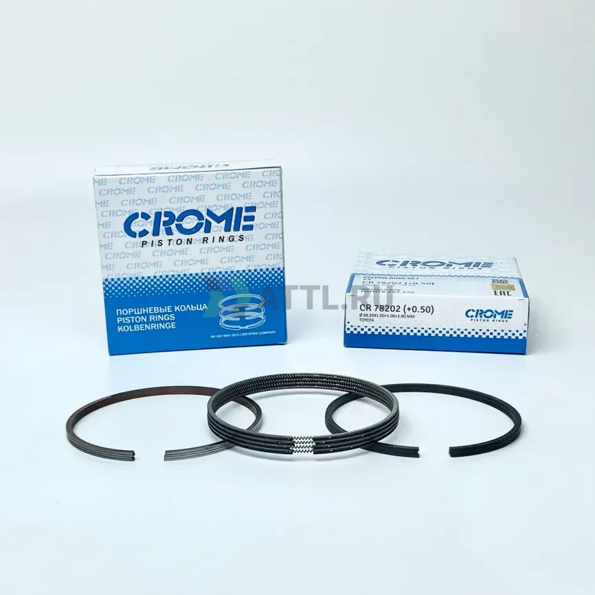 Комплект поршневых колец на 4 цил. +050 2AZ-FE-II фото 1