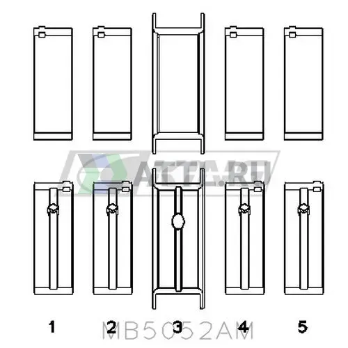 Вкладыши коренные STD фото 2