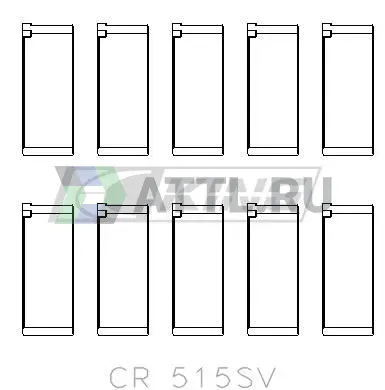 Вкладыши шатунные STD фото 2