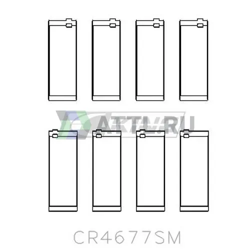 Вкладыши шатунные STD фото 2