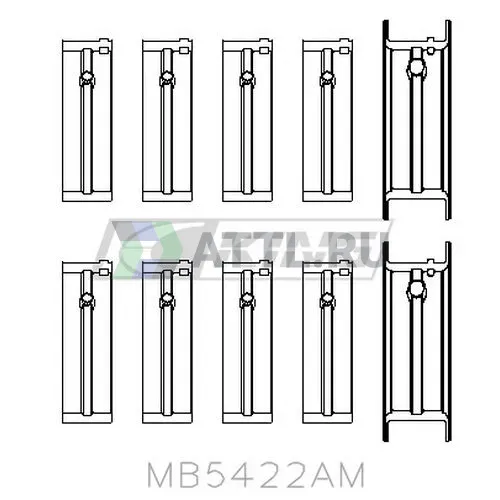 Вкладыши коренные STD фото 2