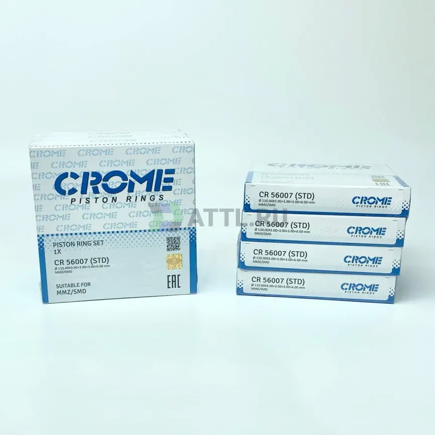 Комплект поршневых колец на 4 цил. STD MMZ/SMD фото 1