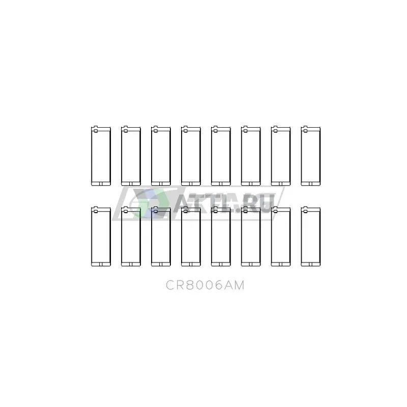 Вкладыши шатунные STD фото 2