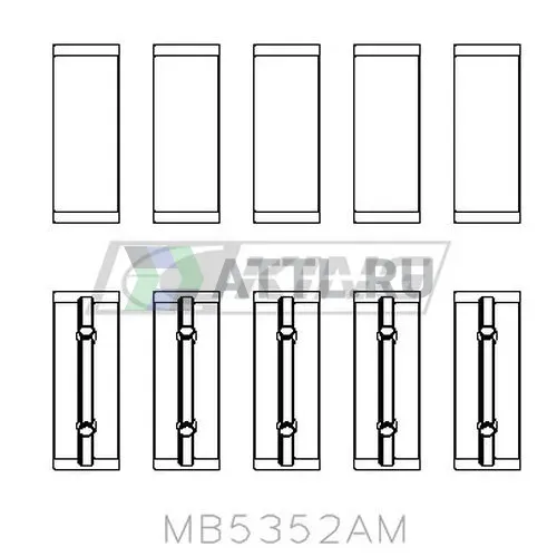 Вкладыши коренные STD фото 2