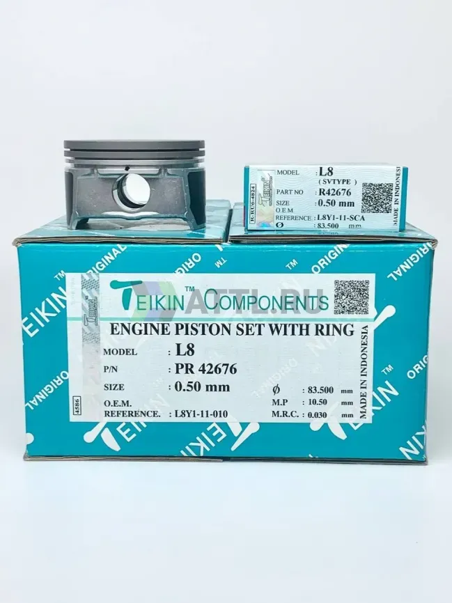 Комплект поршней с кольцами L8 фото 2
