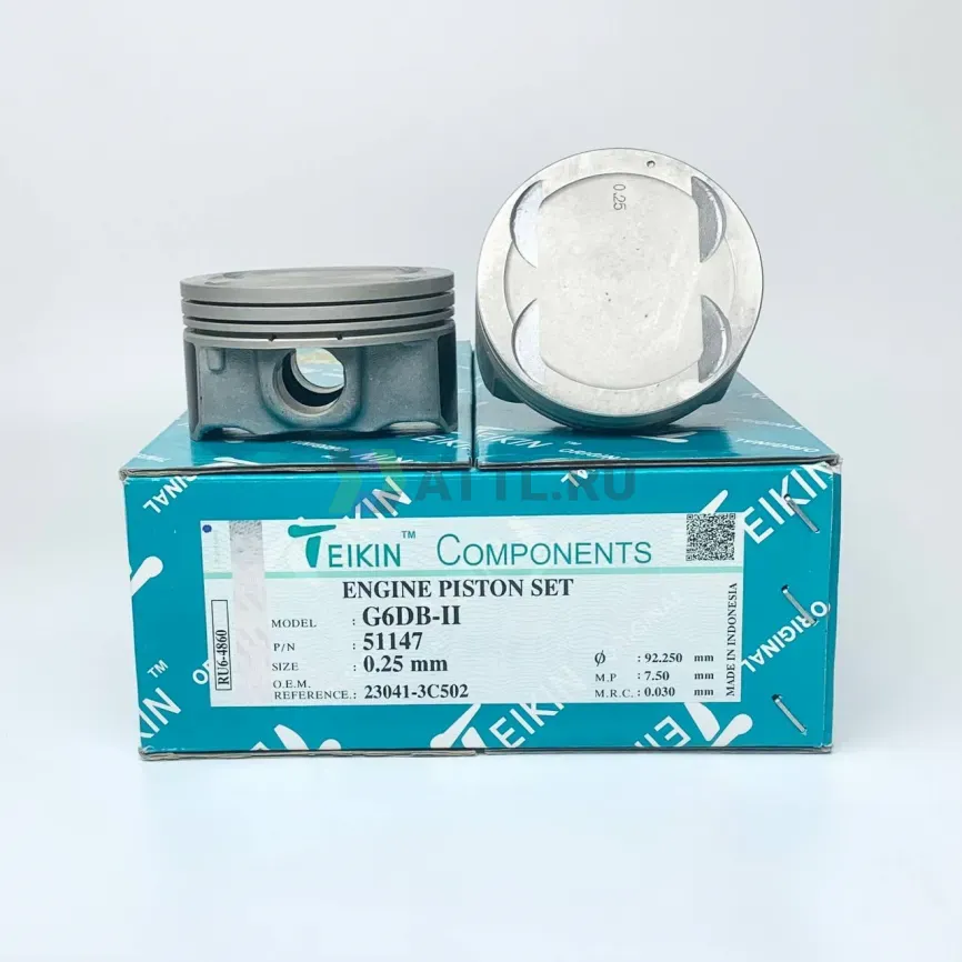 Комплект поршней G6DB-II фото 1