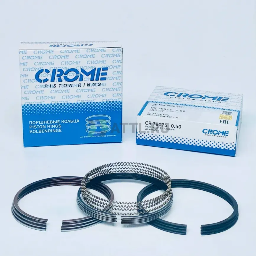 Комплект поршневых колец на 4 цил. +050 1.8 CAWB, CCZA фото 1