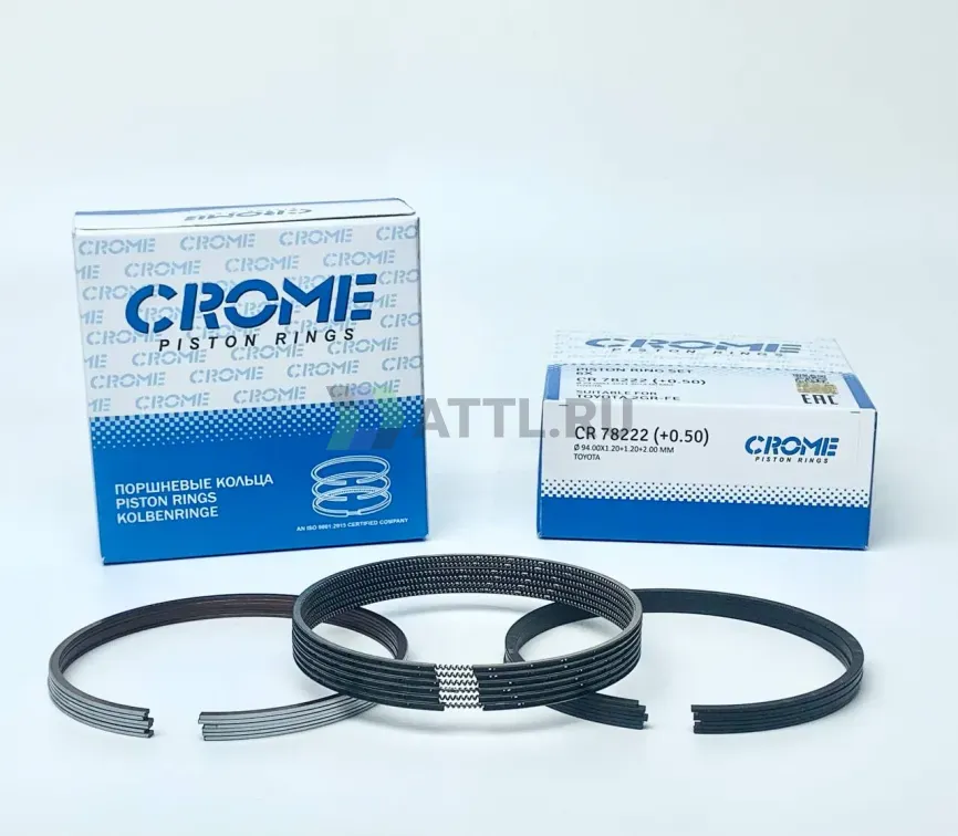 Комплект поршневых колец на 6 цил. +050 2GR фото 1