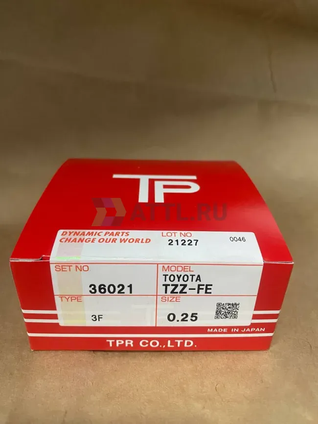 Поршневые кольца 1ZZ-FE фото 1