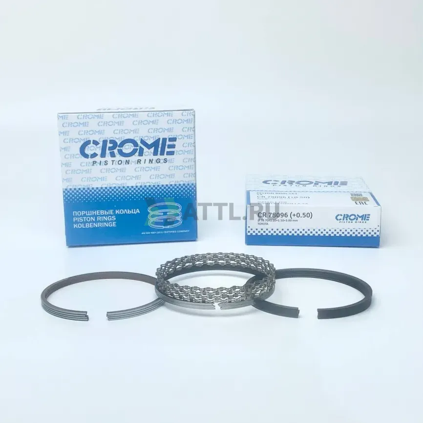 Комплект поршневых колец на 4 цил. +050 5A-FE  фото 1