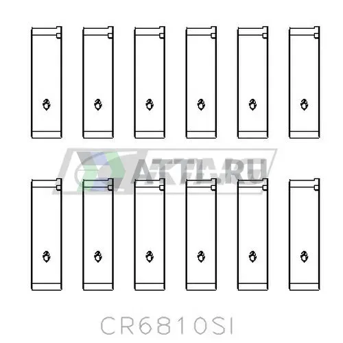 Вкладыши шатунные STD фото 2