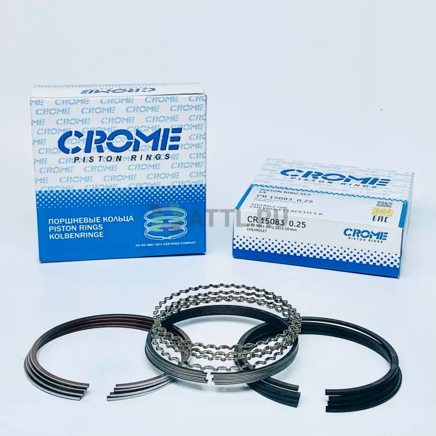 Комплект поршневых колец на 4 цил. +025 LACETTI 1.4 фото 1