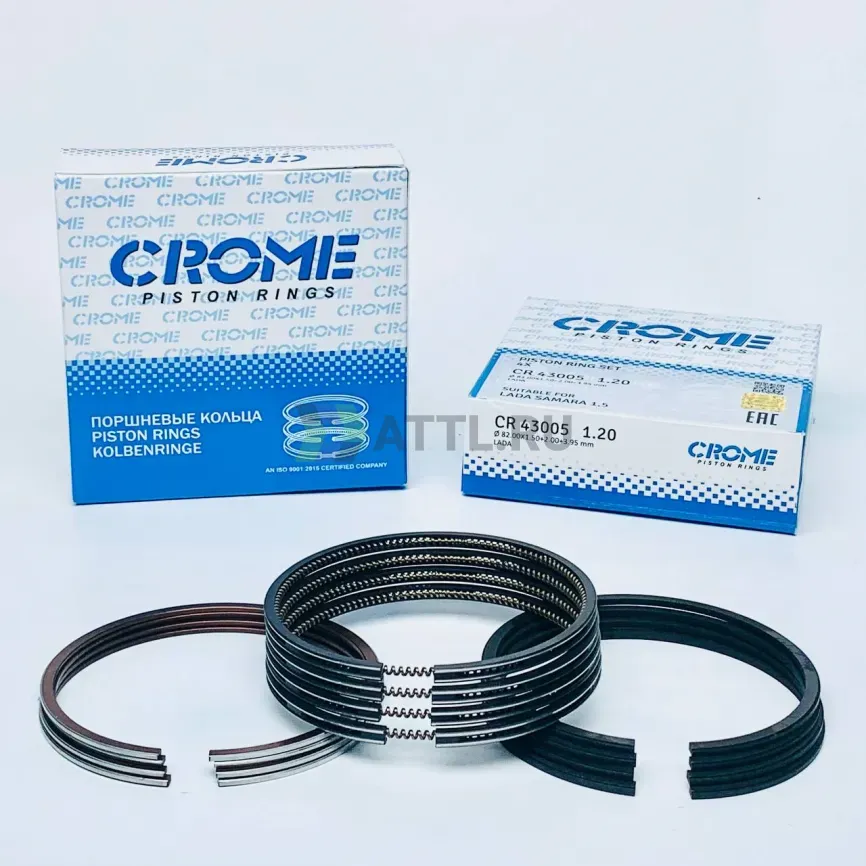Комплект поршневых колец на 4 цил. +120 Ø83.2 фото 1