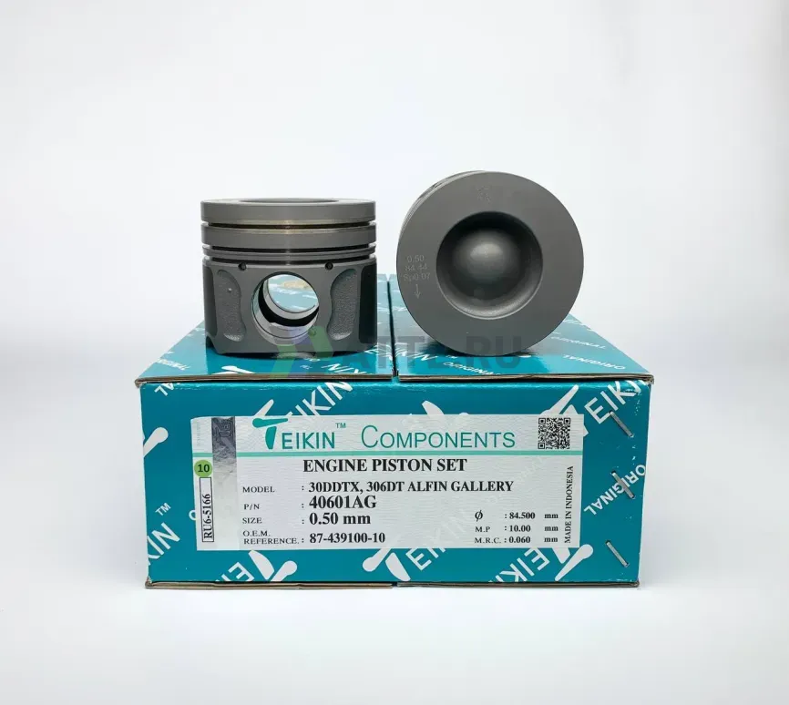 Комплект поршней 30DDTX усиленный+охлаждение d84+0.50 1,75-1,75-2 фото 1