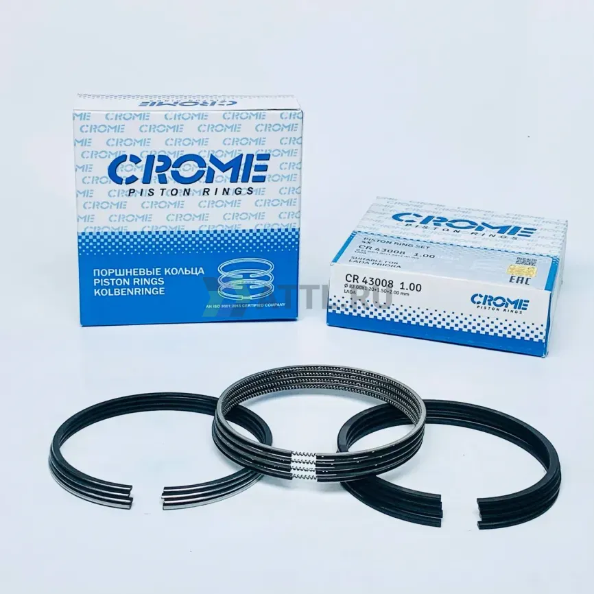 Комплект поршневых колец на 4 цил. +100 Ø83.0 фото 1