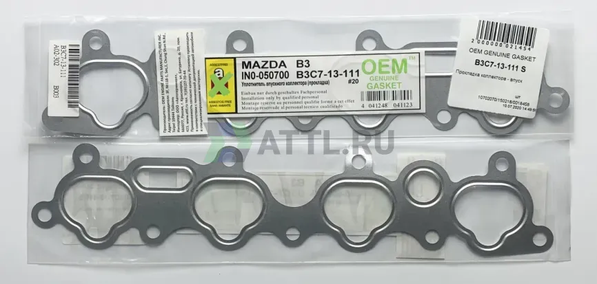 Прокладка коллектора - впуск фото 1