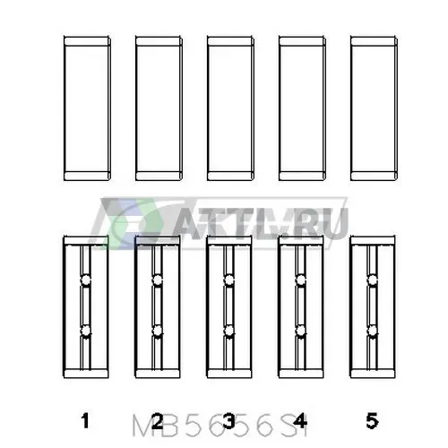 Вкладыши коренные STD фото 2