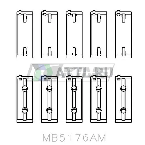Вкладыши коренные STD фото 2