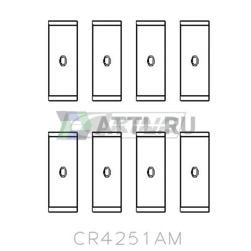 Вкладыши шатунные STD фото 2