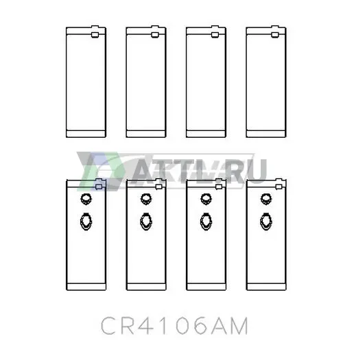 Вкладыши шатунные STD фото 2
