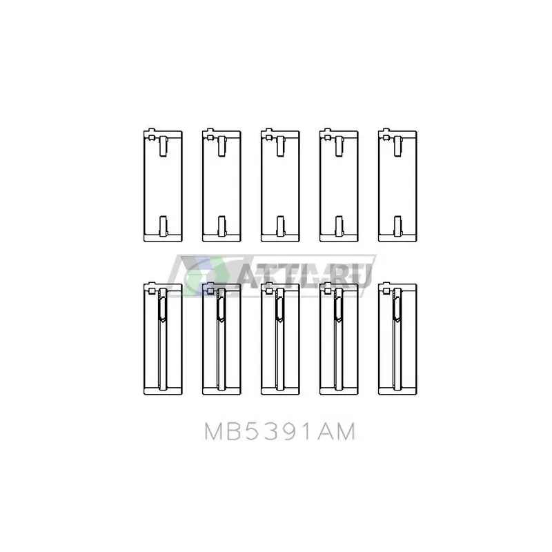 Вкладыши коренные STD фото 2