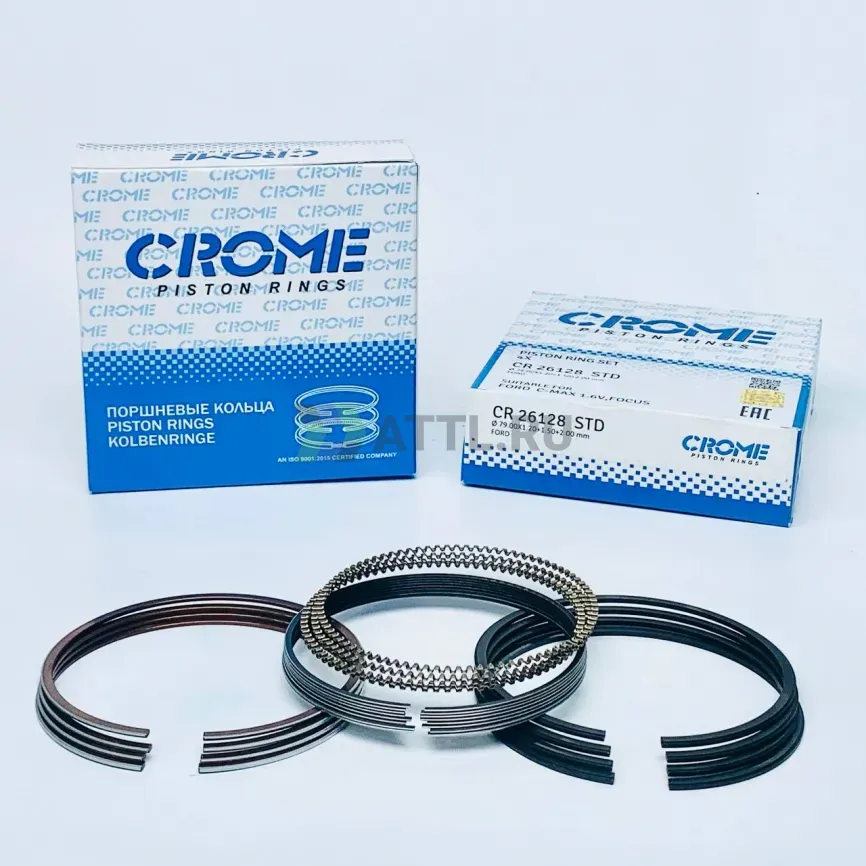 Комплект поршневых колец на 4 цил. STD C-Max 1.6V фото 1