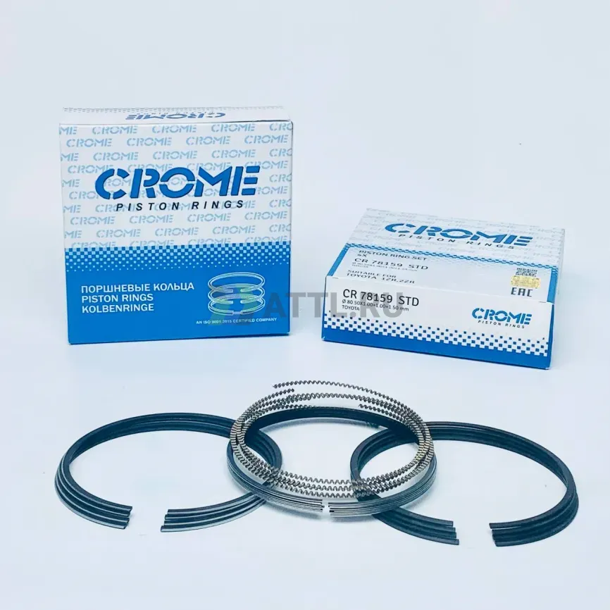 Комплект поршневых колец на 4 цил. STD 1ZR,2ZR  фото 1