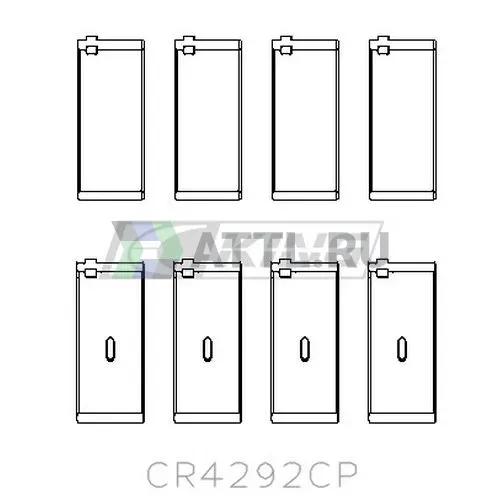 Вкладыши шатунные STD фото 2