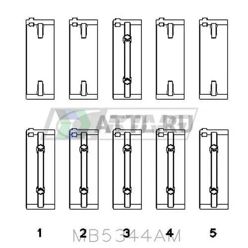Вкладыши коренные STD фото 2