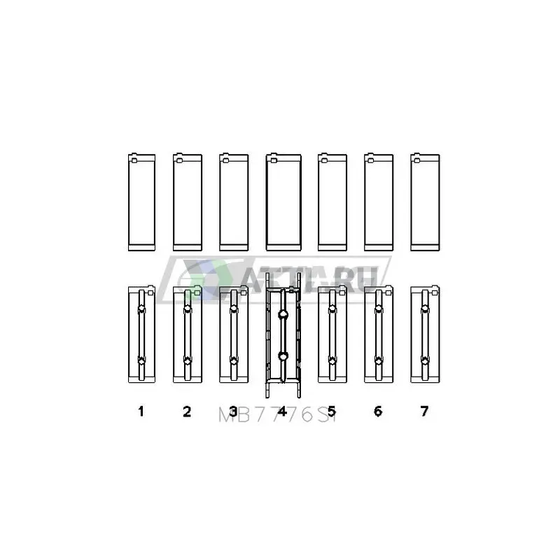 Вкладыши коренные STD фото 2