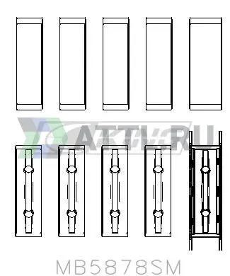 Вкладыши коренные STD фото 2