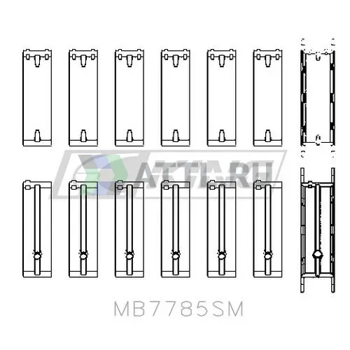 Вкладыши коренные STD фото 2